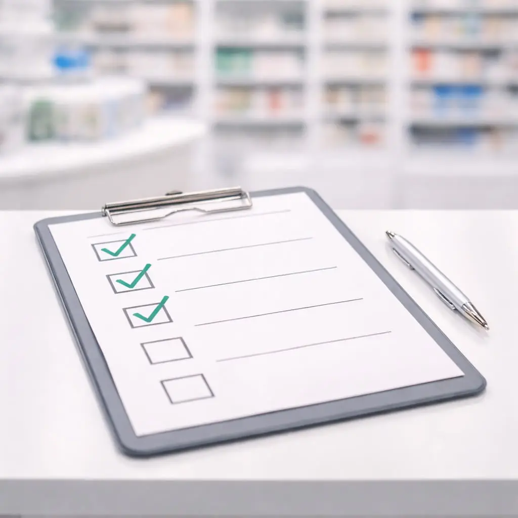 Unterlagen für die Abholung von medizinischem Cannabis