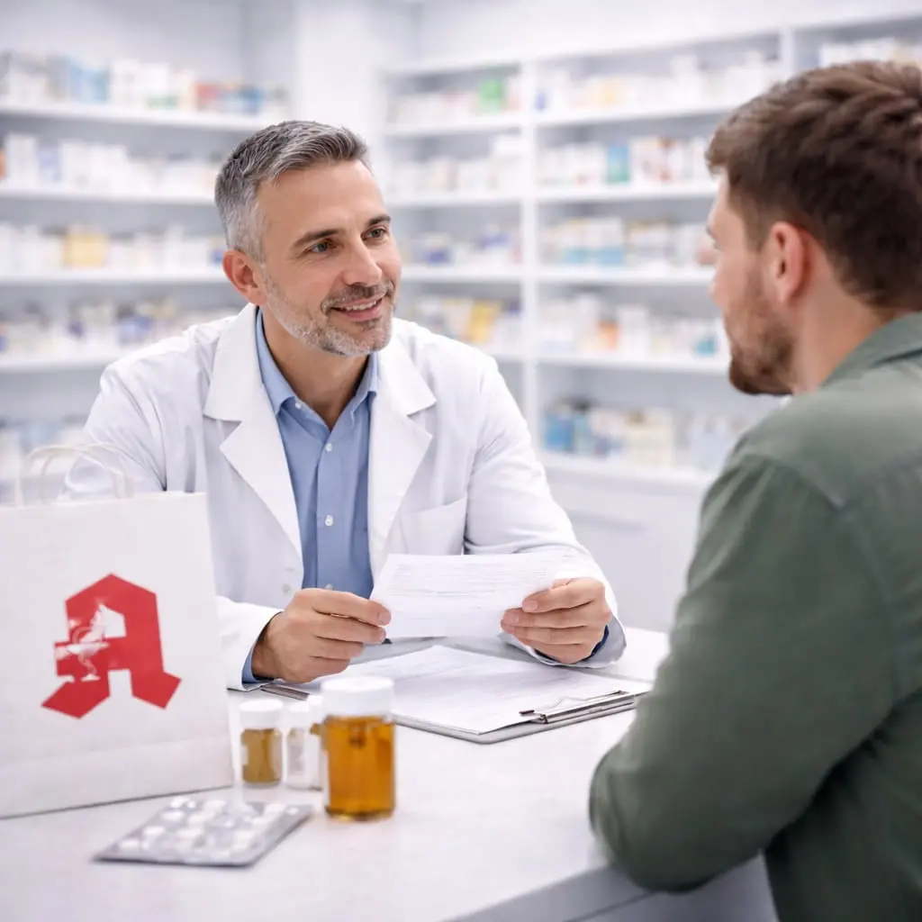 Arztgespräch über Voraussetzungen für ein Cannabis Rezept