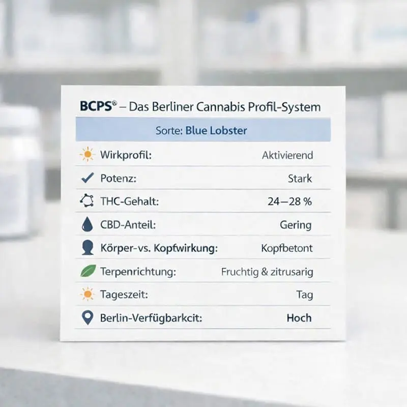 Cannabis Sorte Blue Lobster